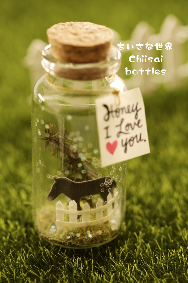 horse message in bottle