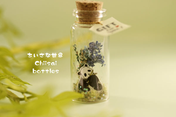 panda message in bottle