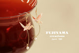 Japanese chiyogami crane earrings A118