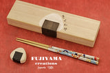 Handmade Japanese Chopsticks set with wooden box