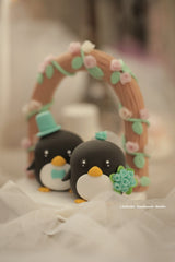 Penguin Wedding Cake Topper