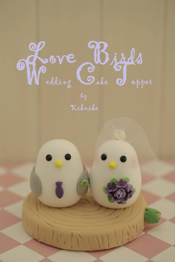 love birds Wedding Cake Topper