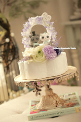 kitty wedding cake topper,cat wedding cake topper