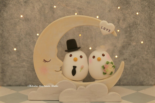 love birds Wedding Cake Topper