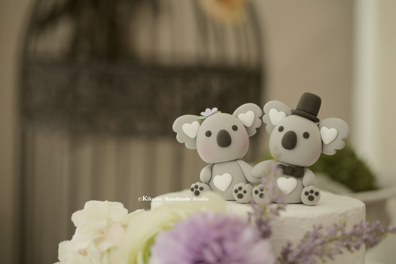 koala wedding cake topper