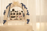 panda wedding cake topper