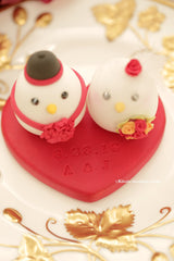 Chinese wedding love birds Wedding Cake Topper