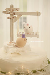 guinea pigs wedding cake topper