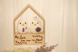 love birds Wedding Cake Topper