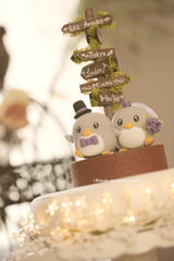 Penguins Wedding Cake Topper