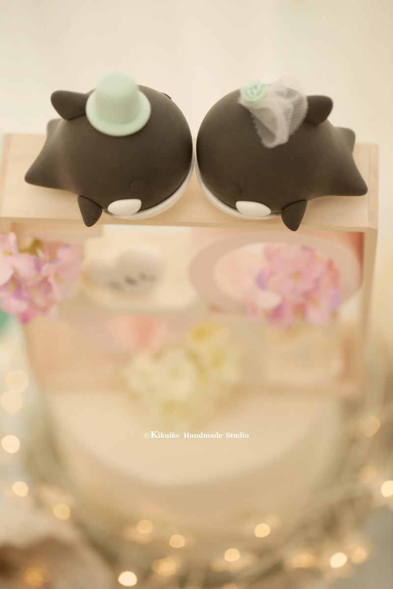 Orca Wedding Cake Topper