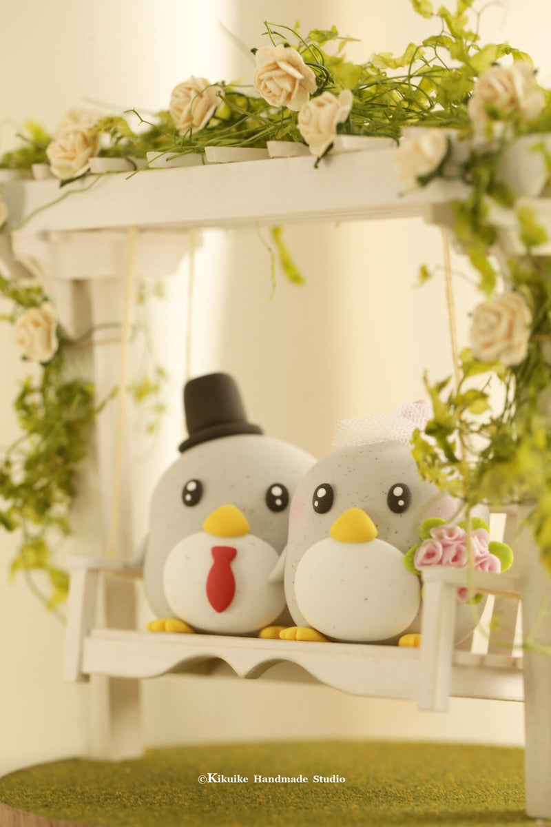 SPECIAL EDITION----Penguin Wedding Cake Topper