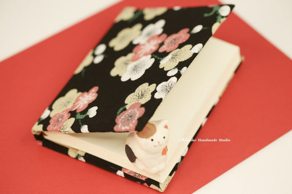 Handmade Japanese kimono fabric cover journal