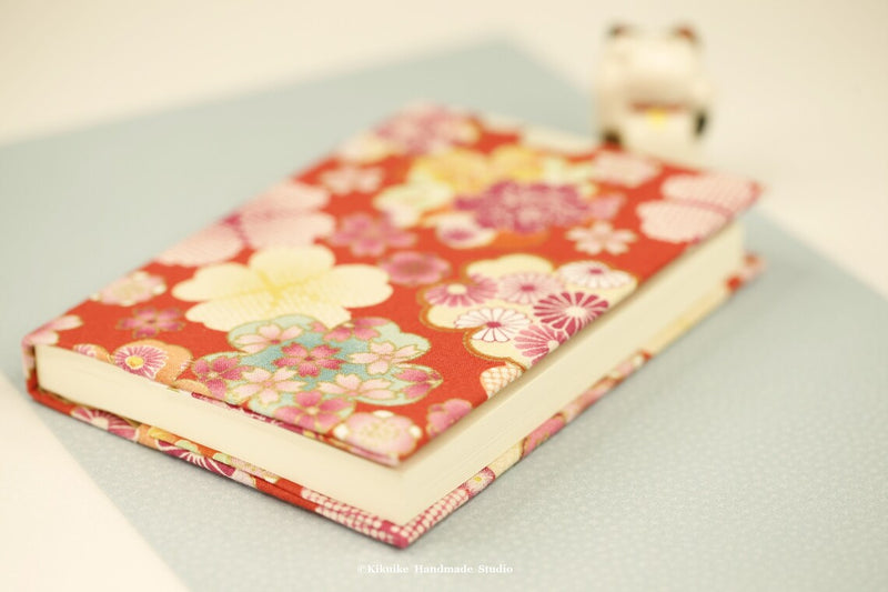 Handmade Japanese kimono fabric cover journal,S01