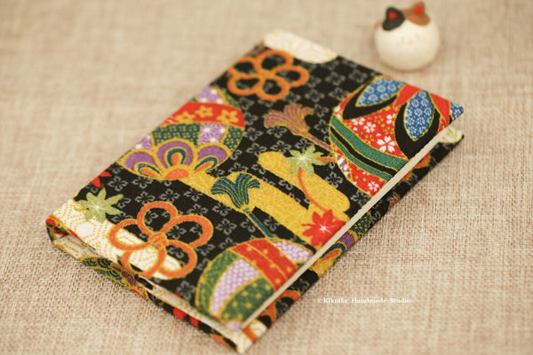 Handmade Japanese kimono fabric cover journal