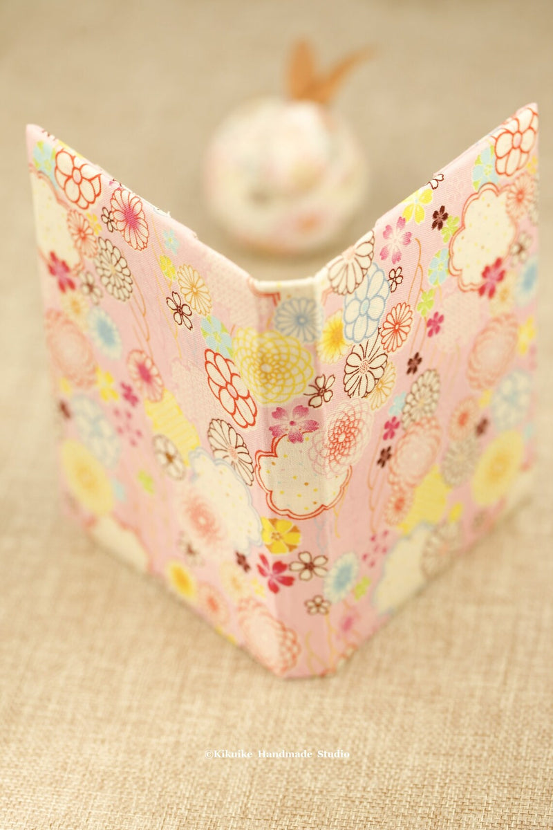 Handmade Japanese kimono fabric cover journal