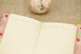 Handmade Japanese kimono fabric cover journal