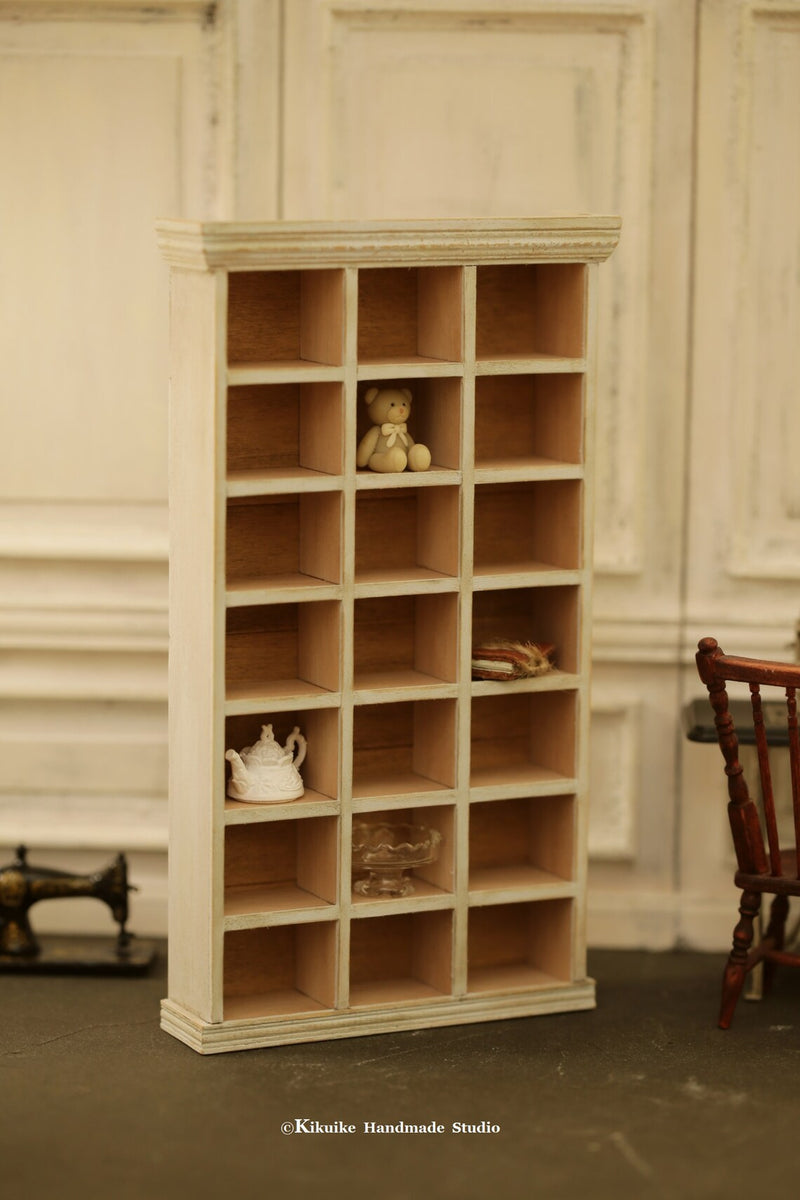 Handmade Dollhouse Furniture Kitchen Cabinet - 1/12 Dollhouse Miniature Scale