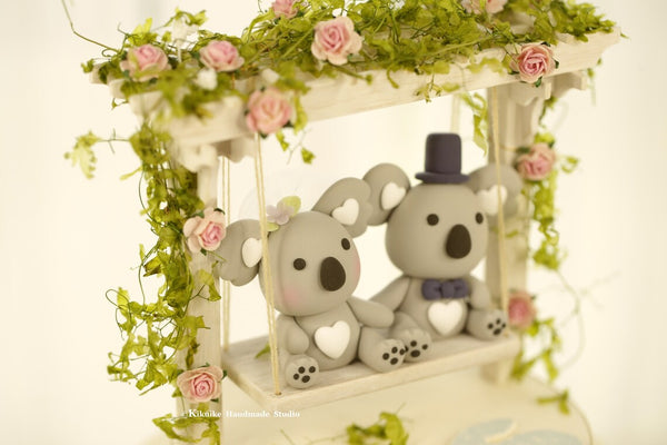 koala wedding cake topper