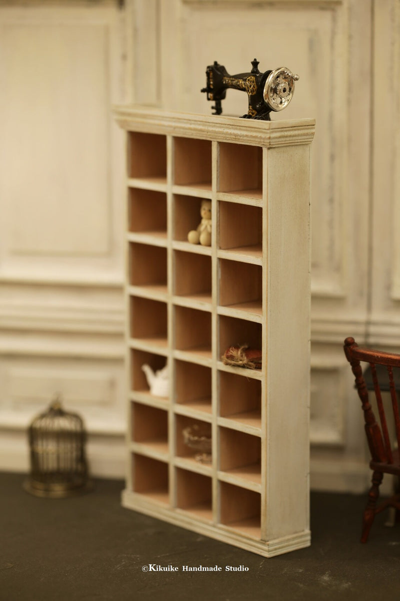 Handmade Dollhouse Furniture Kitchen Cabinet - 1/12 Dollhouse Miniature Scale