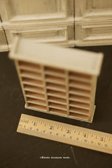 Handmade Dollhouse Furniture Kitchen Cabinet - 1/12 Dollhouse Miniature Scale