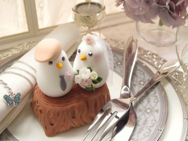 love birds Wedding Cake Topper