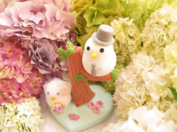 love birds Wedding Cake Topper