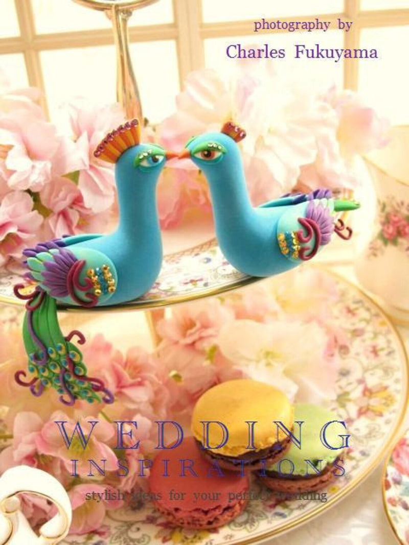 peacock Wedding Cake Topper