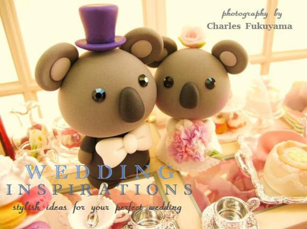 koala wedding cake topper