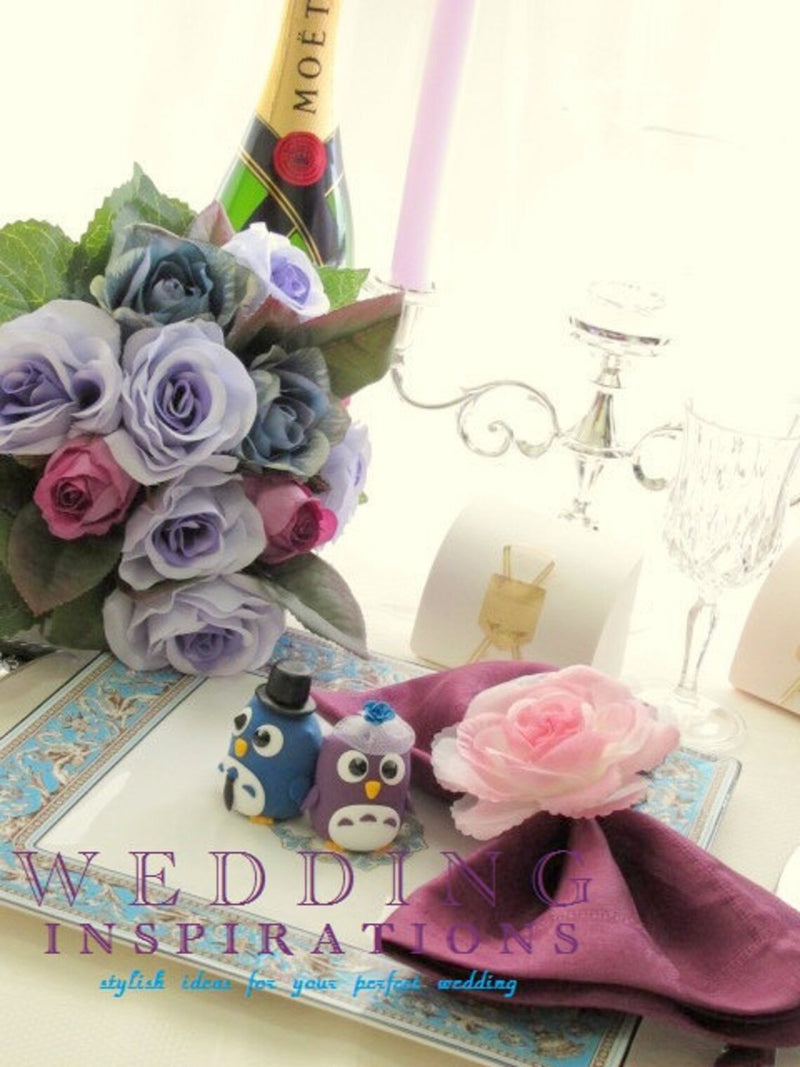 owls Wedding Cake Topper