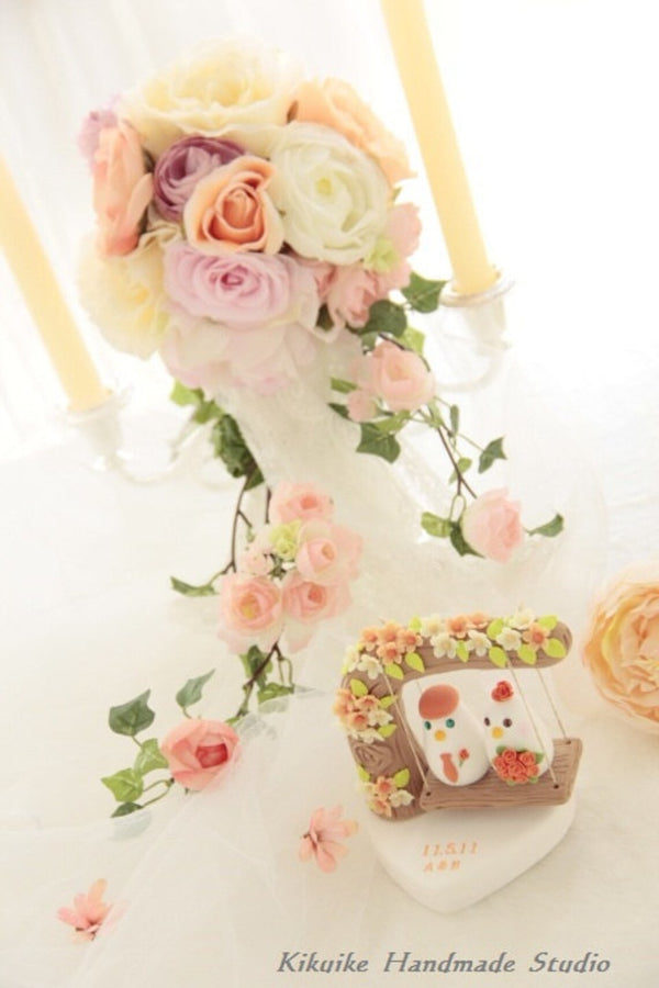 love birds Wedding Cake Topper