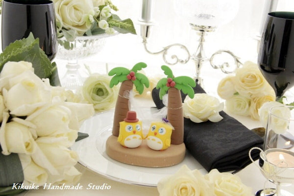 owls Wedding Cake Topper