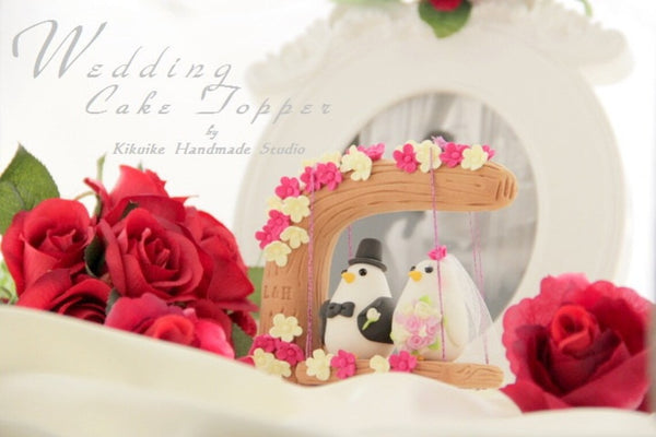 love birds Wedding Cake Topper