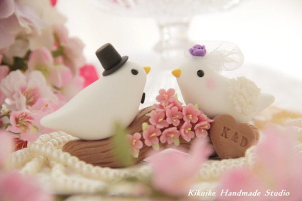 love birds Wedding Cake Topper