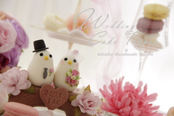 love birds Wedding Cake Topper