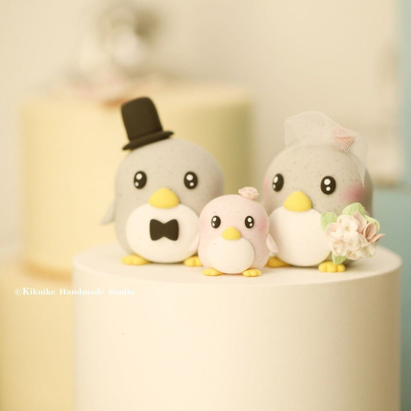 Penguins Wedding Cake Topper by TobbersToppers on DeviantArt
