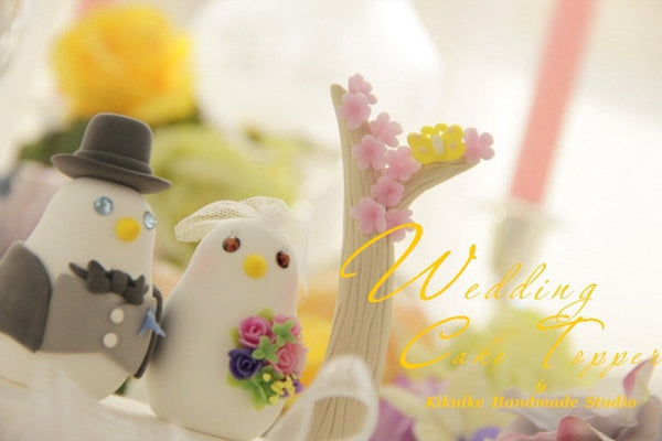 love birds Wedding Cake Topper