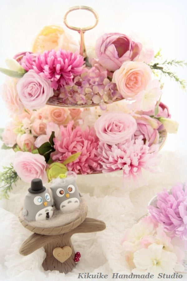 owls Wedding Cake Topper