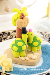 turtles wedding cake topper