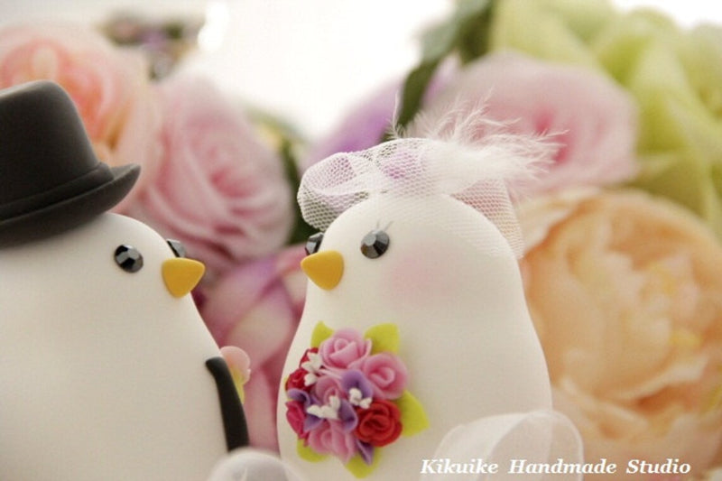 love birds Wedding Cake Topper