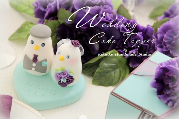 love birds Wedding Cake Topper