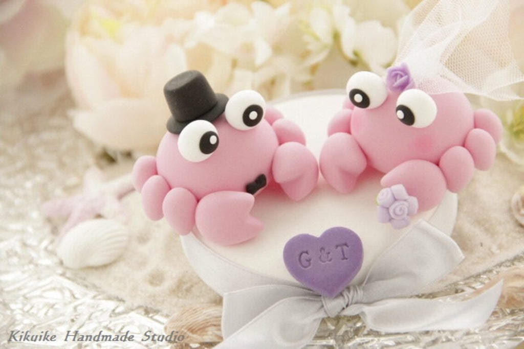 lobsters wedding cake topper – Kikuike Handmade Studio