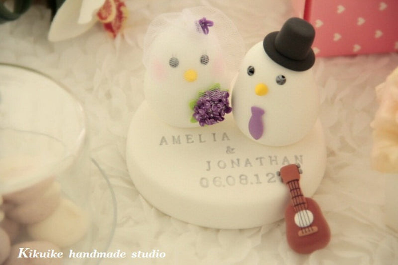 love birds Wedding Cake Topper