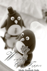 Penguin Wedding Cake Topper