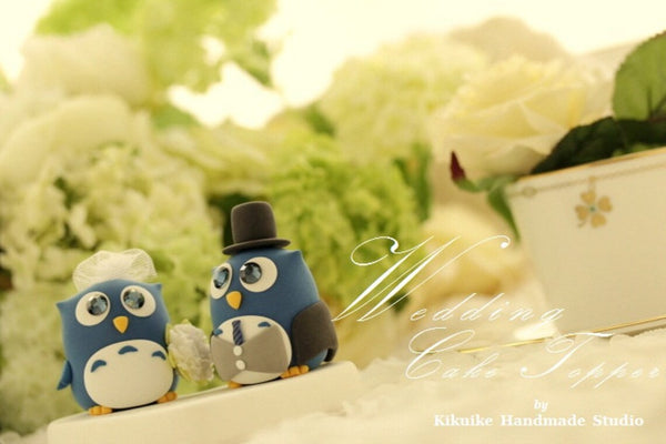 owls Wedding Cake Topper