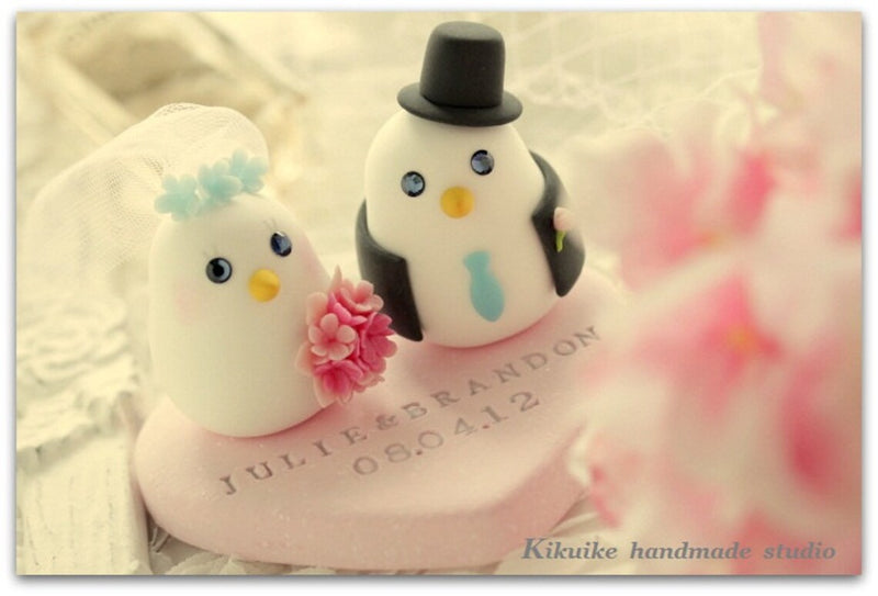 love birds Wedding Cake Topper