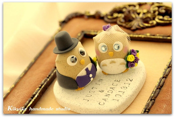 Special Edition---owls Wedding Cake Topper