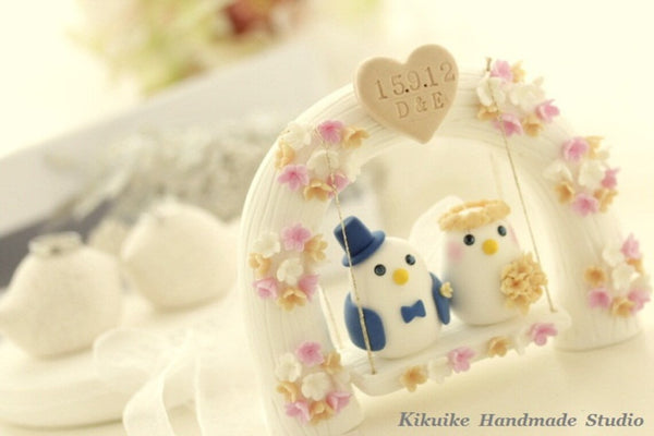 love birds Wedding Cake Topper