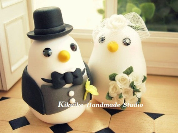 love birds Wedding Cake Topper