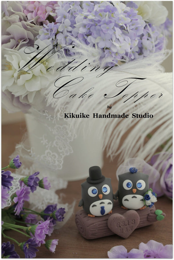 owls Wedding Cake Topper